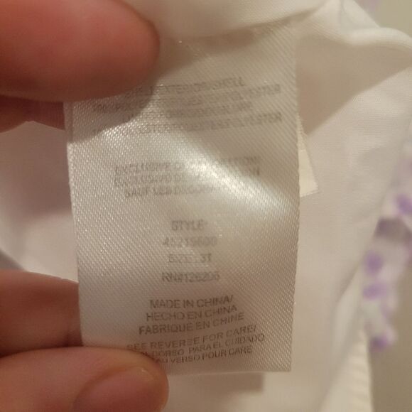 Pastourelle by Pippa & Julie Purple Floral Toddler Girl Dress Size 3T - Picture 2 of 5